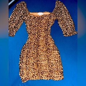Cheetah Print Dress